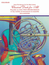 Classical Duets For All (Cello/Bass) Sheet Music by William Ryden
