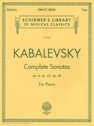 Complete Sonatas for Piano Sheet Music by Dmitri Kabalevsky