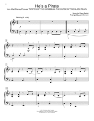 He's A Pirate (from Pirates Of The Caribbean: The Curse of the Black Pearl) (arr. Jennifer Linn) Sheet Music by Hal Leonard Student Piano Library