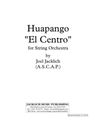 Huapango "El Centro" (String Orchestra) Sheet Music by Joel Jacklich (ASCAP)