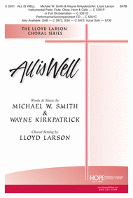 All Is Well Sheet Music by Michael W. Smith