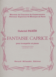 Fantaisie Caprice Sheet Music by Gabriel Pares