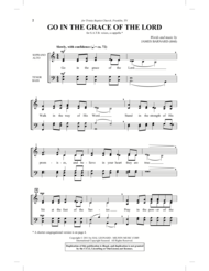 Go In The Grace Of The Lord Sheet Music by James Barnard