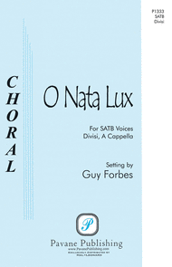 O Nata Lux Sheet Music by Guy Forbes