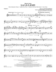 Music from La La Land - Violin 2 Sheet Music by Justin Hurwitz