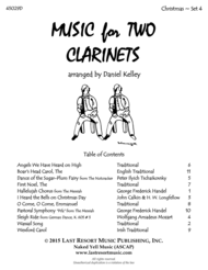 Christmas Duets for Clarinet - Set 4 - Music for Two Clarinets Sheet Music by Handel