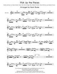 Pick Up The Pieces - Alto Sax parts (plus solo) Sheet Music by Average White Band