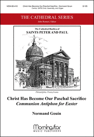 Christ Has Become Our Paschal Sacrifice: Communion Antiphon for Easter Sheet Music by Normand Gouin