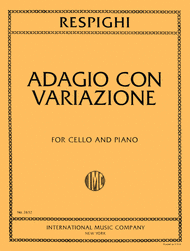 Adagio con Variazioni Sheet Music by Ottorino Respighi