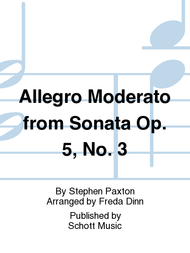 Allegro Moderato op. 5/3 Sheet Music by Stephen Paxton