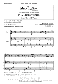 Thy Holy Wings I Lift My Soul (Choral Score) Sheet Music by Robert A. Hobby