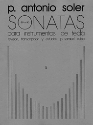 Sonatas Volume Five Sheet Music by Padre Antonio Soler