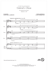Gabriel's Oboe (from The Mission) (arr. Craig Hella Johnson) Sheet Music by Craig Hella Johnson