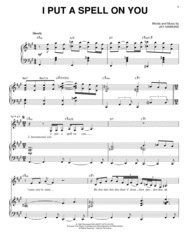 I Put A Spell On You Sheet Music by Creedence Clearwater Revival