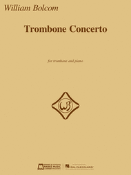 Trombone Concerto Sheet Music by William Bolcom