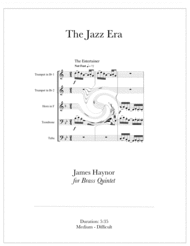 The Jazz Era for Brass Quintet Sheet Music by Various