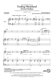 Finding Neverland (Choral Medley) Sheet Music by Gary Barlow