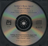 Alfred's Basic Adult Piano Course - CD (Lesson Book