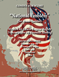 March - National Emblem (for Brass Quintet) Sheet Music by E. E. Bagely