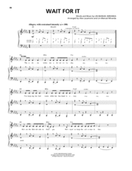 Wait For It (from Hamilton) Sheet Music by Lin-Manuel Miranda