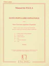 Suite populaire espagnole Sheet Music by Manuel de Falla