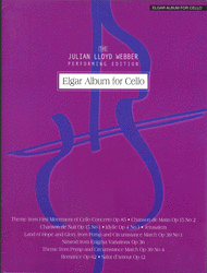 Elgar Album for Cello Sheet Music by Edward Elgar