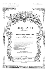 Liebeslieder Polkas: To His Coy Mistress Sheet Music by PDQ Bach