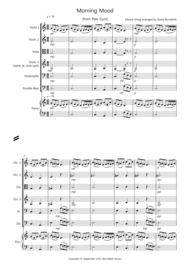 Morning Mood (from Peer Gynt) for String Orchestra Sheet Music by Edvard Grieg