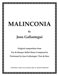 Malinconia Sheet Music by Josu M. Gallastegui