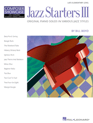 Jazz Starters III Sheet Music by Bill Boyd