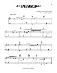 The Merry Widow Waltz Sheet Music by Franz Lehar