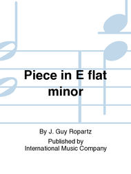 Piece in E flat minor Sheet Music by J. Guy Ropartz