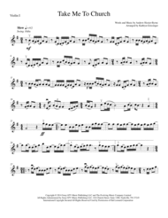 Take Me To Church - String Quartet Sheet Music by Hozier
