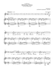 Amazing Grace (low voice and piano) Sheet Music by Anthony Giamanco