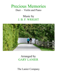 Precious Memories (Duet - Violin & Piano with Score/Part) Sheet Music by J. B. F. WRIGHT