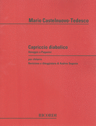 Capriccio Diabolico (Homage to Paganini) Sheet Music by Andres Segovia