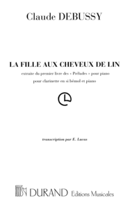 La fille aux cheveux de lin (The Girl with the Flaxen Hair) Sheet Music by Claude Debussy