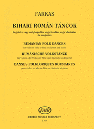 Rumanische Volkstanze aus der Sammlung von Bela Sheet Music by Ferenc Farkas