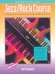 Alfred's Basic Adult Piano Course - Jazz/Rock Course (Book) Sheet Music by Bert Konowitz