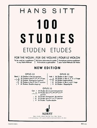 100 Studies op. 32 Heft 2 Sheet Music by Hans Sitt