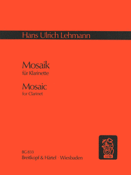 Mosaik Sheet Music by Hans Ulrich Lehmann