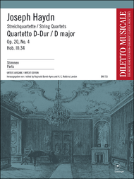 Streichquartett D-Dur op. 20 / 4 Sheet Music by Franz Joseph Haydn