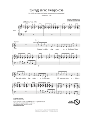 Sing And Rejoice Sheet Music by Gary Hallquist