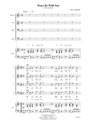 Peace Be With You Sheet Music by Gary Edwards