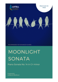 MOONLIGHT SONATA - Piano Sonata No. 14 in C? minor Sheet Music by Ludwig van Beethoven