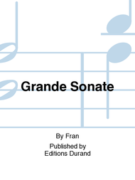 Grande Sonate Sheet Music by Francois-Joseph Dizi