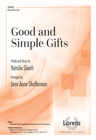 Good and Simple Gifts Sheet Music by Natalie Sleeth