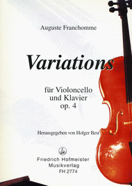 Variations (G-Dur) op. 4 Sheet Music by Auguste Franchomme