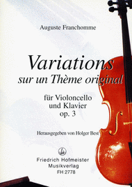 Variations (F-Dur) op. 3 Sheet Music by Auguste Franchomme