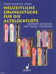 Modern Exercises for Treble Recorder Sheet Music by Hans-Martin Linde